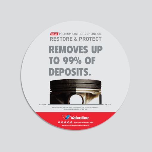 Picture of Floor Sticker "Restore & Protect" 01