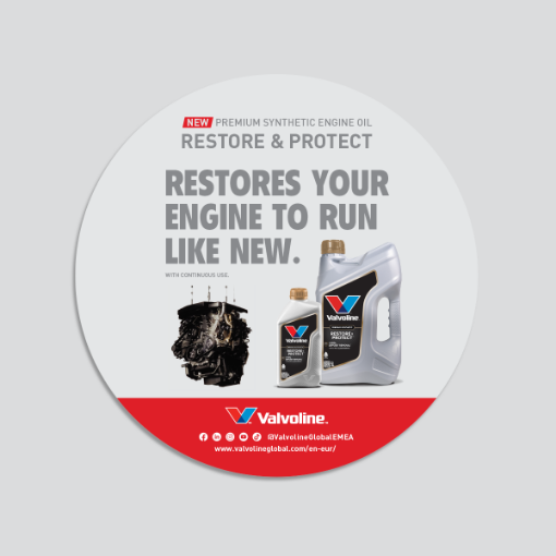 Picture of Floor Sticker "Restore & Protect" 02